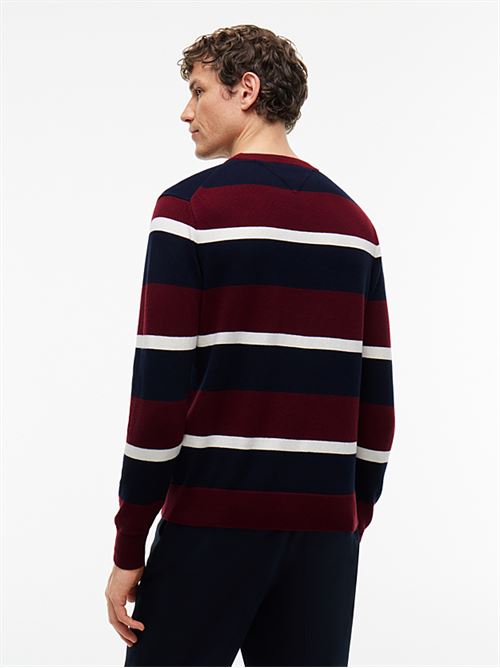 pima org ctn cashmere crew neck TOMMY HILFIGER | MW0MW280460A7